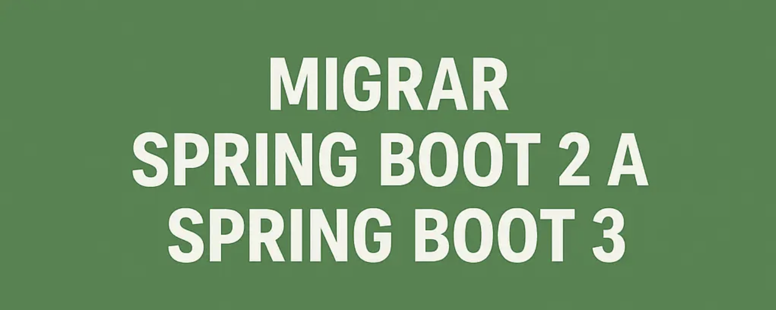 Spring Boot migration